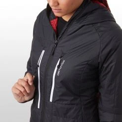 Ortovox Women's Ski Jackets Swisswool Piz Boe Jacket Women's -Winter Wear Shop BLARAV D3 1