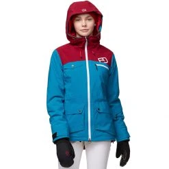 Ortovox Women's Ski Jackets 2L Swisswool Andermatt Jacket Women's -Winter Wear Shop BLSEA