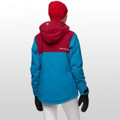 Ortovox Women's Ski Jackets 2L Swisswool Andermatt Jacket Women's -Winter Wear Shop BLSEA D11