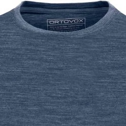 Ortovox Men's Short-Sleeve Performance Shirts 120 Cool Tec Clean T Shirt Men's -Winter Wear Shop BLULAKBLE D4