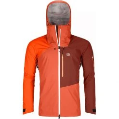 Ortovox Men's Ski Jackets 3L Ortler Jacket Men's -Winter Wear Shop DESORA D2 3