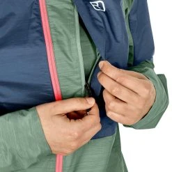 Ortovox Women's Wind Jackets Merino Windbreaker Jacket Women's -Winter Wear Shop GNISA D9