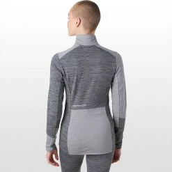Ortovox Women's Baselayer Tops Fleece Light Zip Neck Top Women's -Winter Wear Shop GREBLEA D1