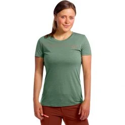 Ortovox Women's Hike & Camp Tops 120 Tec Mountain T Shirt Women's -Winter Wear Shop GREFOR 6