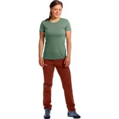 Ortovox Women's Hike & Camp Tops 120 Tec Mountain T Shirt Women's -Winter Wear Shop GREFOR D3 1