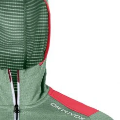 Ortovox Women's Fleece Jackets Fleece Light Grid Hoodie Women's -Winter Wear Shop GREISA D3