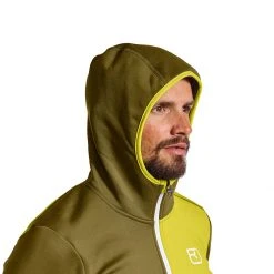 Ortovox Men's Fleece Jackets Fleece Hoodie Men's -Winter Wear Shop GREMOS D4