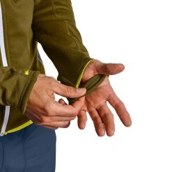 Ortovox Men's Fleece Jackets Fleece Hoodie Men's -Winter Wear Shop GREMOS D5