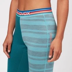 Ortovox Women's Baselayer Bottoms 185 Rock'N'Wool Short Pant Women's -Winter Wear Shop ICEWAT D3