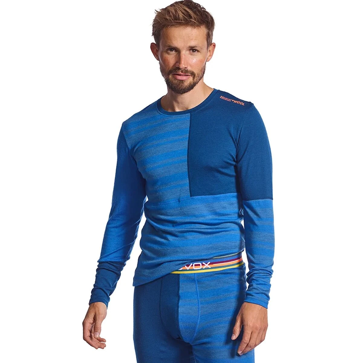 Ortovox Men's Baselayer Tops 185 Rock'N'Wool Long Sleeve Top Men's 1 Ortovox Men's Baselayer Tops 185 Rock'N'Wool Long Sleeve Top Men's