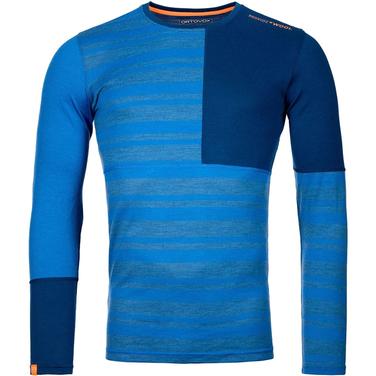 Ortovox Men's Baselayer Tops 185 Rock'N'Wool Long Sleeve Top Men's 2 Ortovox Men's Baselayer Tops 185 Rock'N'Wool Long Sleeve Top Men's - Image 2