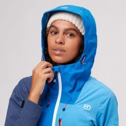 Ortovox Women's Technical Shell Jackets Ortler 3L Jacket Women's -Winter Wear Shop JUSBLU D5 2
