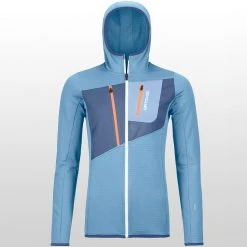 Ortovox Women's Fleece Jackets Fleece Grid Hoodie Women's -Winter Wear Shop LIGBLU D2