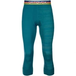 Ortovox Men's Baselayer Bottoms 185 Rock'N'Wool Short Pant Men's -Winter Wear Shop PACGRE 3