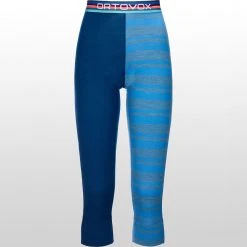 Ortovox Women's Baselayer Bottoms 185 Rock'N'Wool Short Pant Women's -Winter Wear Shop SKYBLU D1 1