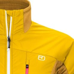 Ortovox Women's Synthetic Insulation Jackets Westalpen Swisswool Hybrid Jacket Women's -Winter Wear Shop YEL D1